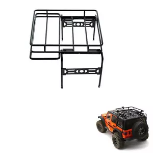 Roof Luggage Rack Luggage Rack Carrier For SCX10 90046 D90 RC Crawler Car - Picture 1 of 5