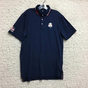 RLX Ralph Lauren Polo Shirt Small Adult Blue Ryder Cup USA 2018 Logo Golf Mens S - Picture 1 of 11