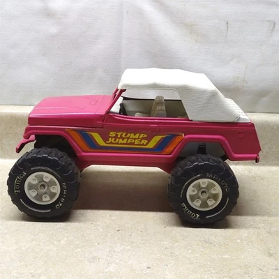 Vintage Tonka Stump Jumper, Jeepster, Truck Pressed Steel, Pink Version #2 - Image 1 of 4