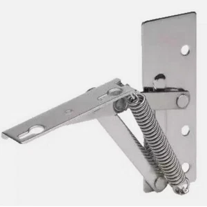 Cerniere Fasce Giunti Cerniera a Valvola Acciaio Nichelato 1 Paio 180N - Foto 1 di 1