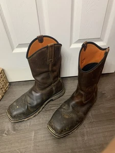 Timberland Pro True Grit Herren Zum Überziehen Komposit Zehe Stiefel Größe 11 M Wasserdicht - Bild 1 von 8