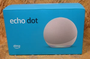 NIB (opened) white Echo Dot 4th Generation B7W64E Alexa - Picture 1 of 10