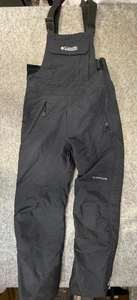 Columbia Titanium Omni Tech salopette bavaglino sci pantaloni da neve invernali uomo MED EUC - Foto 1 di 11