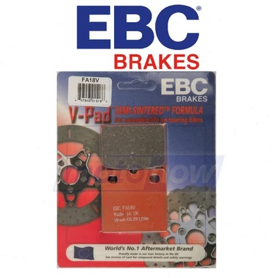 EBC Rear Semi-Sintered V Brake Pads for 1983-1986 BMW K100 - Brake Brake hh Foto 1 de 4