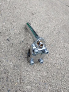 Retro Chrome BMX Stem Quill Top Load Unique Style 21.1mm - Picture 1 of 8
