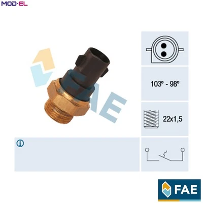 TEMPERATURE SWITCH RADIATOR FAN 37290 FOR FORD ESCORT/IV/Break/Turnier/Mk/VI - Image 1 of 4