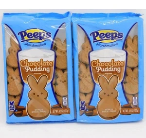 Chocolate Pudding Peeps- 2 Boxes- 24 Peeps Total - Easter Limited Edition - Bild 1 von 1