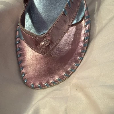 Luichiny Pink open toe sandals with small heel size 38, us 8 Foto 1 de 4