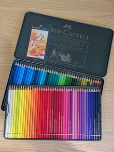 Faber Castell Set Of 120 Polychromos Coloured Pencils BARELY USED - Picture 1 of 8