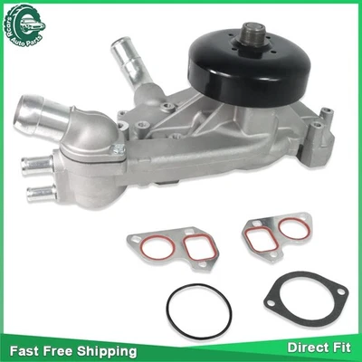Water Pump + Thermostat For 99-06 GMC Savana Yukon Cadillac Escalade EXT Chevy Foto 1 de 4