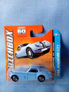 Matchbox MBX Adventure City 1954 Jaguar XK 1205E New On Card - 60th Anniversary - Picture 1 of 2