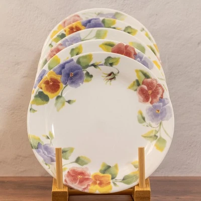 5 Corelle Summer Blush Pansy Corning Microondas Seguro Hecho en EE. UU. Foto 1 de 4