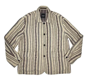 Todd Snyder Chore Jacket Southwestern Cotton Blend Jacquard sz M New $498 - Picture 1 of 19