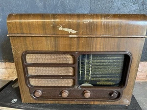 Vintage Radio Ambassador Valve Radio Gerrard Deck Record Player R N Fitton 1940 - Picture 1 of 20