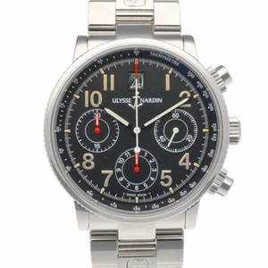 Ulysse Nardin Marine chronograph Watches 363-22 Stainless Steel used - Picture 1 of 10