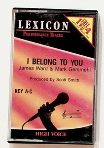 James Ward & Mark Gersmehl I Belong To You Lexicon Accompaniment Cassette Tape - Picture 1 of 2