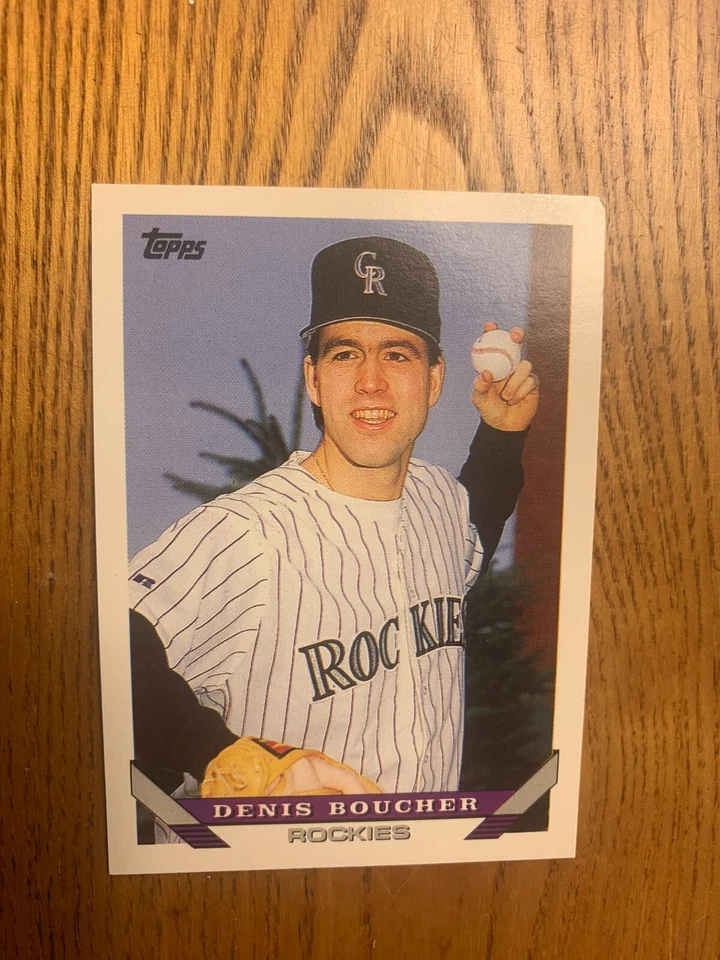 1993 Topps Baseball Card Colorado Rockies Denis Boucher - Image 1 of 1