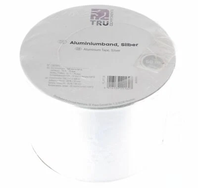 TRU COMPONENTS 50M 1563983 ALUMINIUM TAPE SILVER - Image 1 of 3