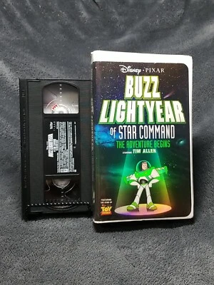 Buzz Lightyear of Star Command VHS Adventure Begins Disney Pixar - Image 1 of 2