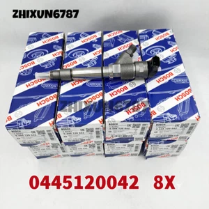 8X Bosch 0445120042 Fuel Injectors For 06-07 Chevy GMC Duramax LBZ Hummer 6.6L - Picture 1 of 11