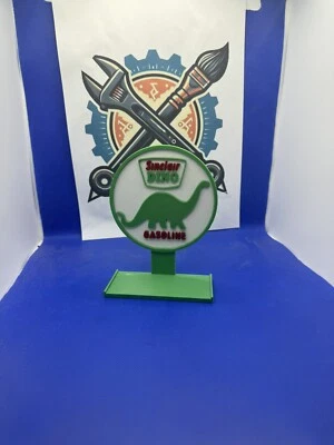 custom Sinclair gas stand - Image 1 of 4