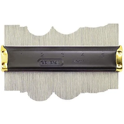 General Tools Contour Gauge 837 - 6" Angle Finder Tool for Home Improvement - - Image 1 of 4