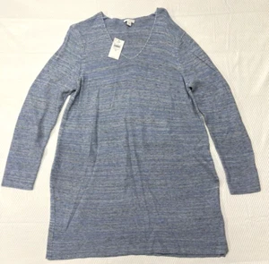 Pure Jill J Jill Women's Size Medium Sweater Blue Pullover Long Sleeve MSRP $89 - Picture 1 of 6