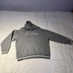 Zoo York "Everybody's Favorite Yo! Company" XL Gray Hoodie Sweatshirt w/ Pouch - Picture 1 of 8