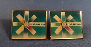 ZWEI ANSTECKNADELN: Rotary Club International: LEAD THE WAY - Bild 1 von 5