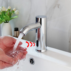 Capteur tactile gratuit économique mélangeur de lave robinet évier robinet chrome