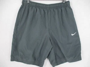 Nike Shorts Mens Extra Large Black Elastic Drawstring Pockets Gym Running Logo - Picture 1 of 16