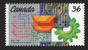 HISTORY = ENGINEERING SYMBOLS = Canada 1987 #1134 MNH stamp - Picture 1 of 1