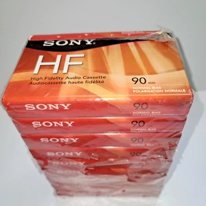 Paquete de 9 cintas de casete de audio de alta fidelidad con sesgo normal Sony HF 90 selladas de fábrica - Imagen 1 de 4