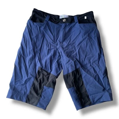 Pantalones Cortos de Bicicleta de Montaña Panache Para Hombre Azul/Negro Talla 34 (XL) Boulder, Colo Foto 1 de 4