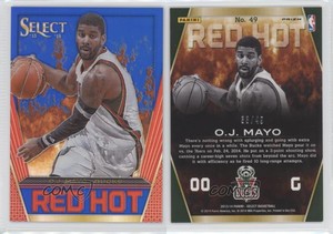 2013-14 Panini Select Red Hot Blue Prizm /49 OJ Mayo #49