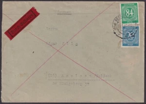 F-EX56595 ALEMANIA 1946 ZONA DE OCUPACIÓN CUBIERTA DE ENTREGA ESPECIAL RECKLINGHAUSEN. - Imagen 1 de 3