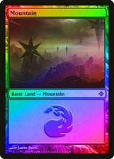 Mountain (242) FOIL Rise of the Eldrazi NM Basic Land MAGIC MTG CARD ABUGames