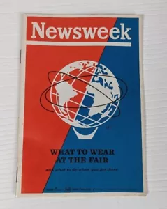 1964 Newsweek What to Wear at the Fair & what to Do vintage mini pamphlet info - Picture 1 of 7
