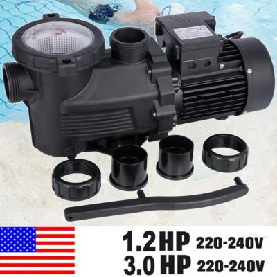 1.2-3.0 HP High Performance Pump 110V , 1.5 or 2 inch plumbing 10038GPH, 2900RPM - Image 1 of 4