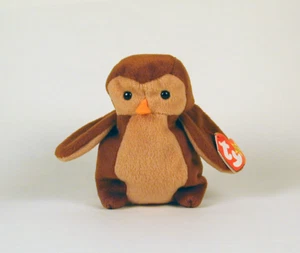 Ty Beanie Baby Hoot the Owl DOB August 9, 1995 - Picture 1 of 2