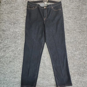 Venezia Jeans Womens Size 5 Blue Dark Wash Denim Stretch Straight Leg 38W X 32L - Picture 1 of 12