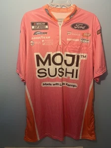 Front Row Motorsports L Team Issued Ford Crew Shirt NASCAR Moji Sushi Louis Kemp - Picture 1 of 2