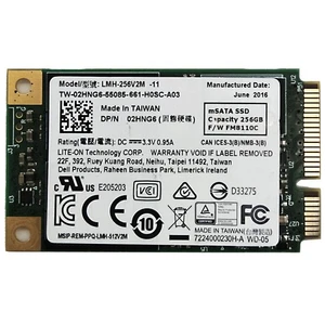 Lite-on 256GB Solid State Drive 6Gb/s Gen.3 mSATA SSD For Lenovo HP Acer Dell - Picture 1 of 2