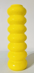 Vintage IKEA Solstrale Anne Nilsson Yellow Bubble Ribbed Glass Vase - Picture 1 of 3