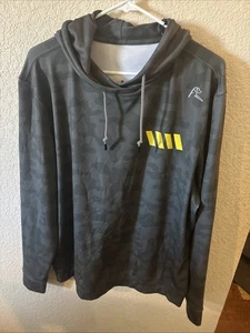 rhoback hoodie C4, grünes Tarnmuster und gelber Druck Herren Large 24”x25” Pullover - Bild 1 von 7