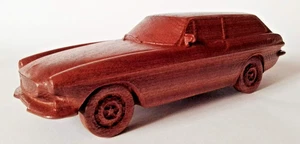 Holzautomodell - Swedish Shooting Brake | Maßstab 1:16 Sammlerstück Geschenk Display - Bild 1 von 9