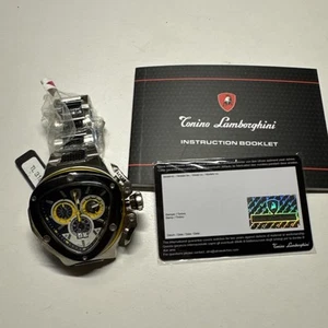 Tonino Lamborghini Spyder Chronograph Quartz Watch 3102 Genuine - COA - Picture 1 of 11