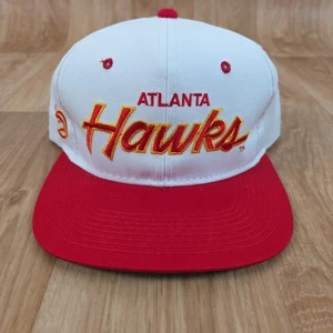 Vintage Atlanta Hawks SnapBack Hat Sports Specialties The Twill - Picture 1 of 15