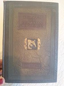 THROUGH THE BRAZILIAN WILDERNESS - Theodore Roosevelt Expedition Amazon 1925 Map - Imagen 1 de 14