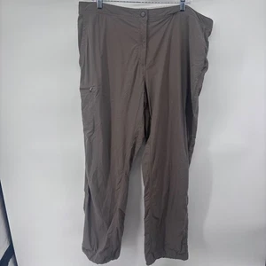 L.L.Bean Damen Wanderhose braun Größe 20 W Relaxed Fit leicht Outdoor - Bild 1 von 7